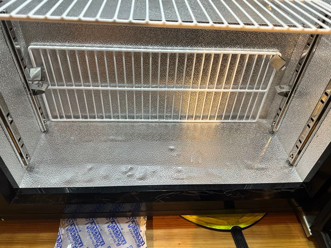 前開きガラス冷凍ショーケース【ジャンク品】メーカー『レマコム』