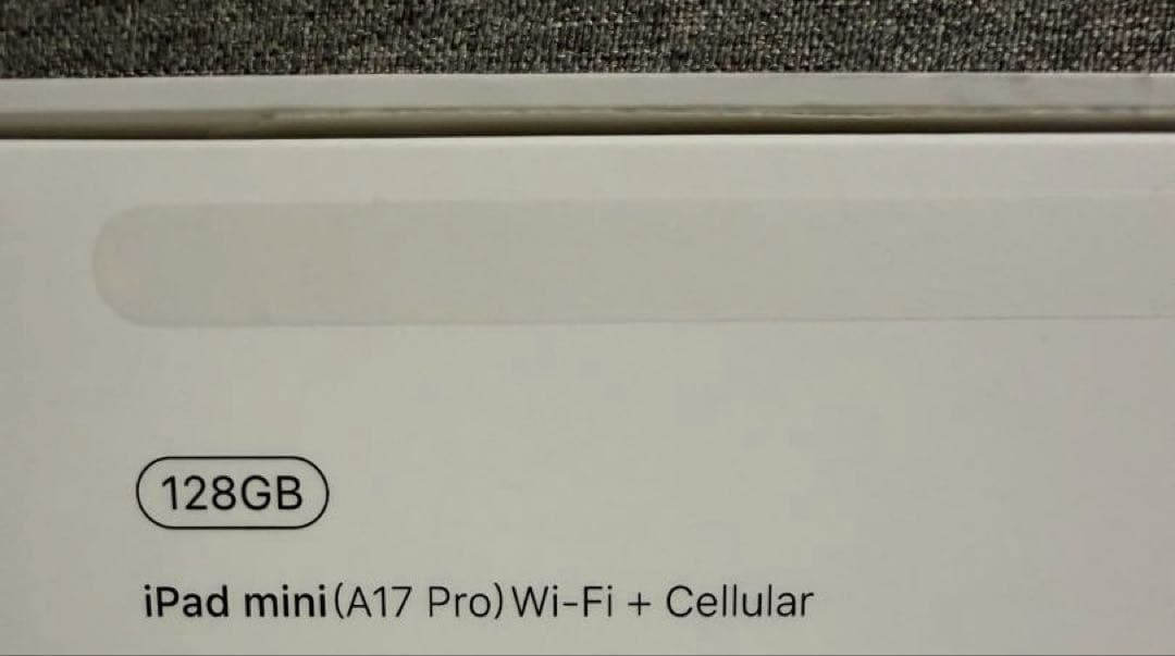 iPad mini (A17 Pro)ブルー・セルラー128GBケース付き