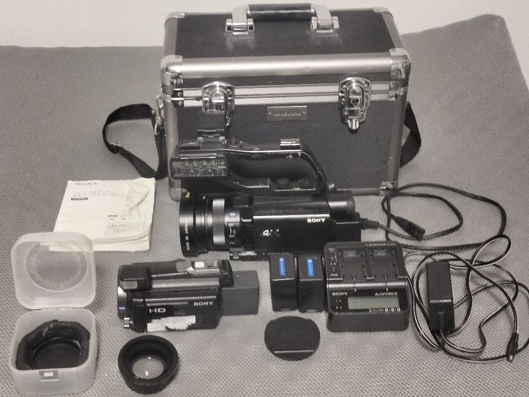 SONY PXW-Z90 PJ790V 2台　ワイコン他付属品　ジャンク品