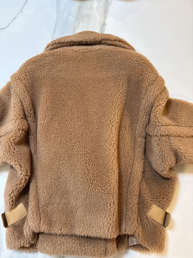 【美品 】マックスマーラ　テディジャケット　キャメル