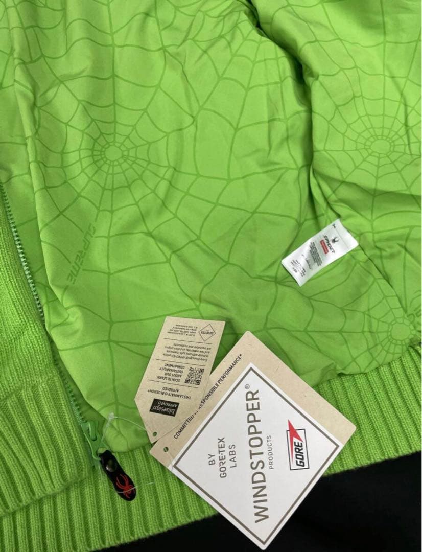 トップス SUPREME SPYDER GORE WINDSTOPPER m