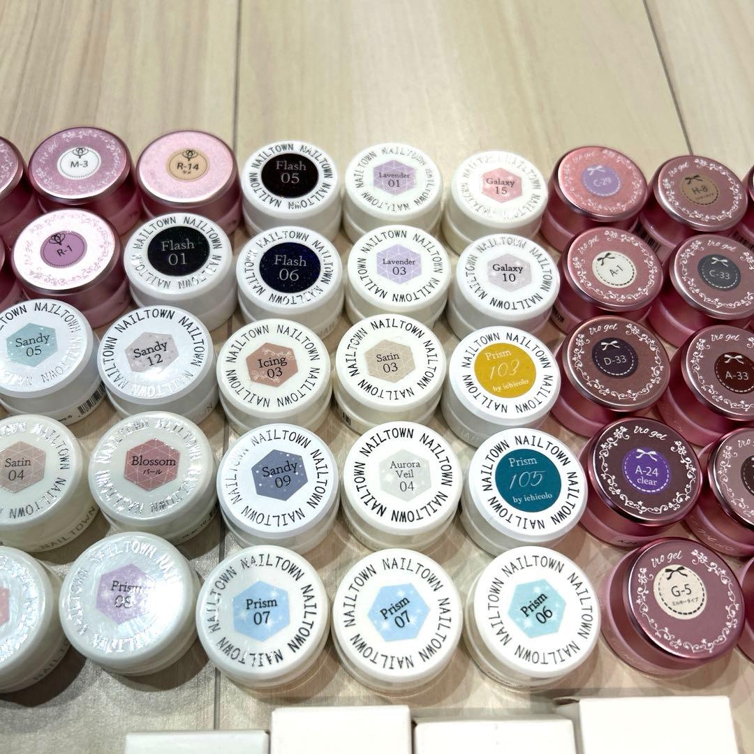 新品 ネイルタウン イロジェル マグネット フラッシュ まとめ売り ブラシ