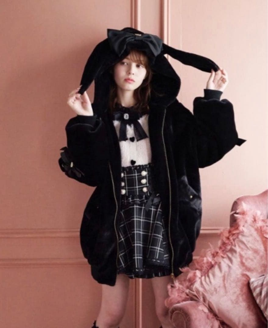 リズリサ LIZ LISA うさみみ ファーブルゾン コート