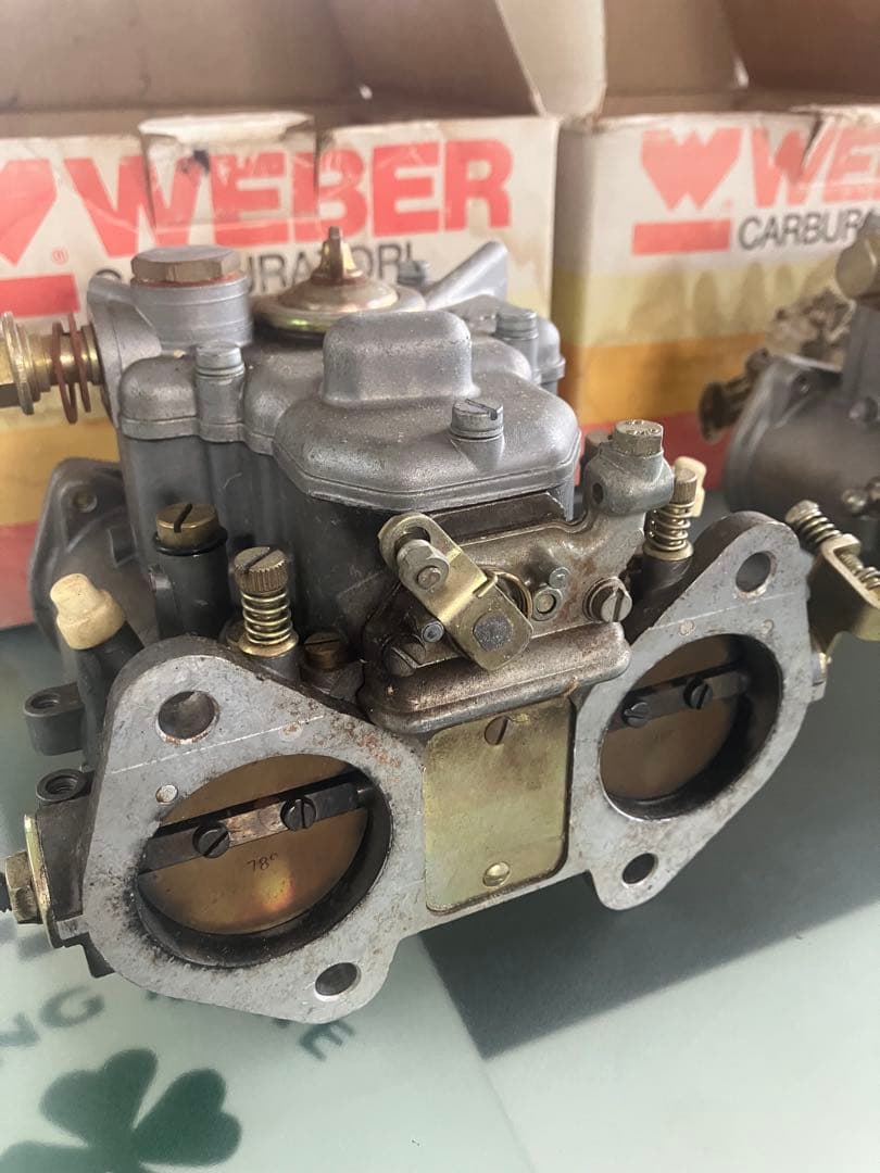 専用品WEBERウエーバー45DCOEイタリア製キャブレター対策後ビンテージ