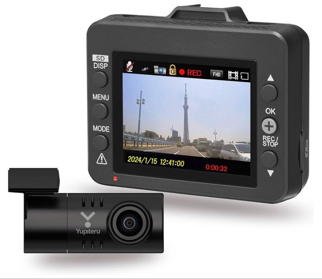 683 Yupiteruドライブレコーダー 前後2カメラ WDT410d