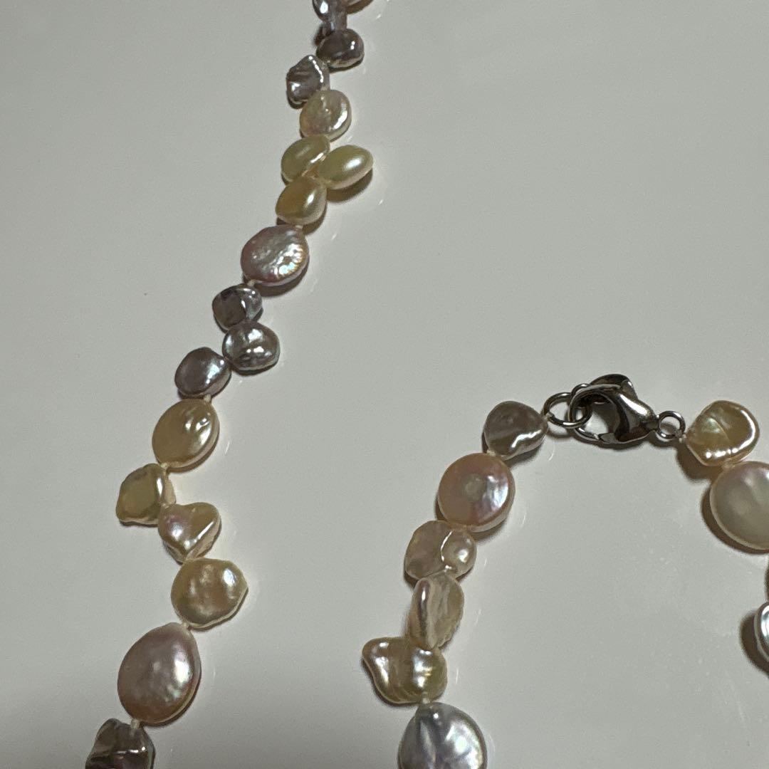 淡水バロックパール ネックレス ブレスレット