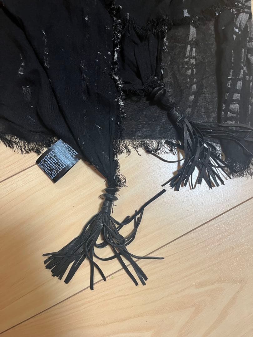 KMRii ケムリ Shadow Vine Square Stole ストール