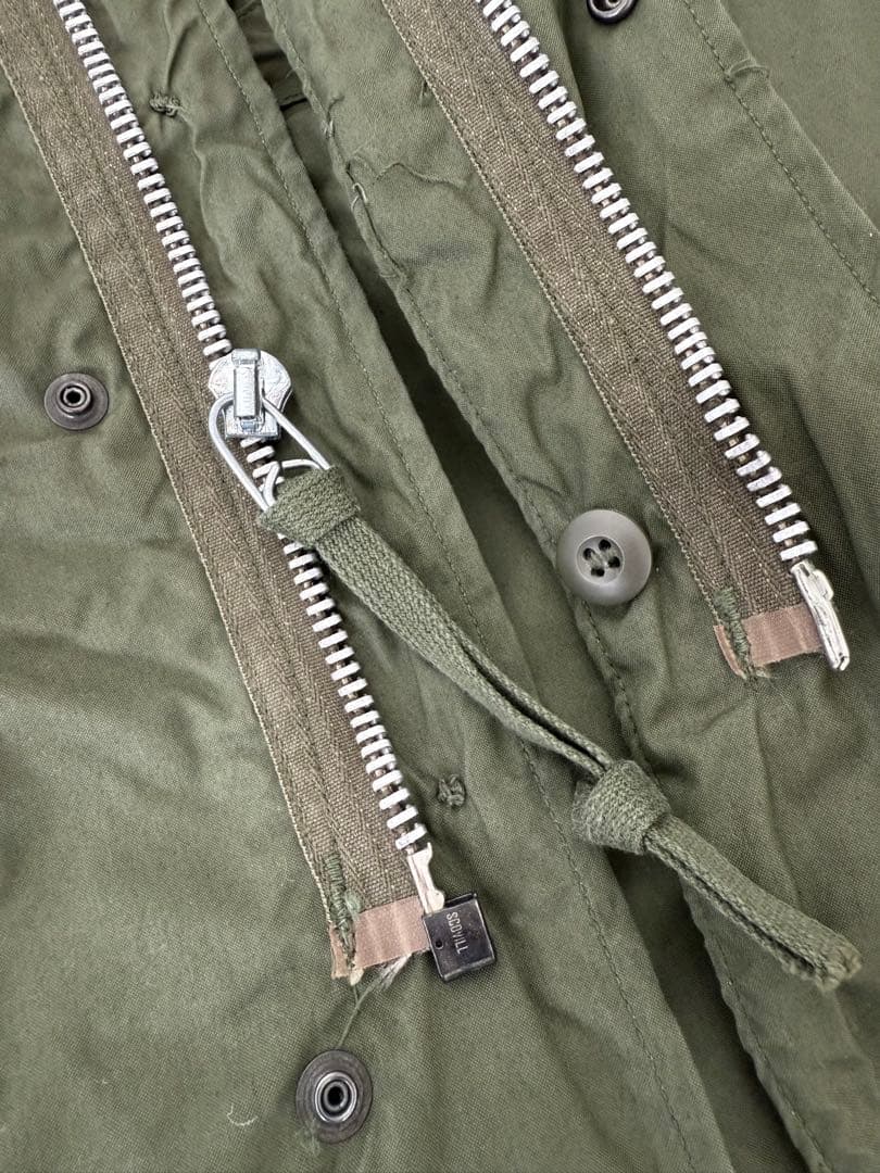 米軍実物 M-65 フィッシュテール フルセット XS 初期型 アルミジップ