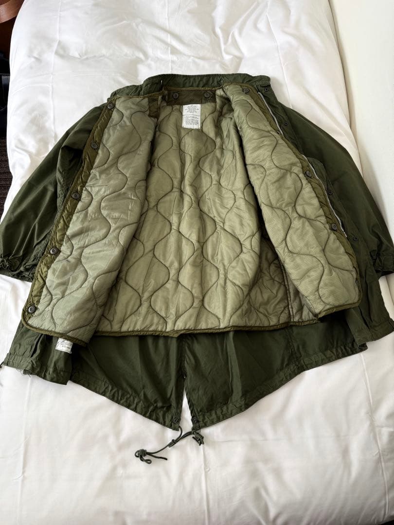 米軍実物 M-65 フィッシュテール フルセット XS 初期型 アルミジップ