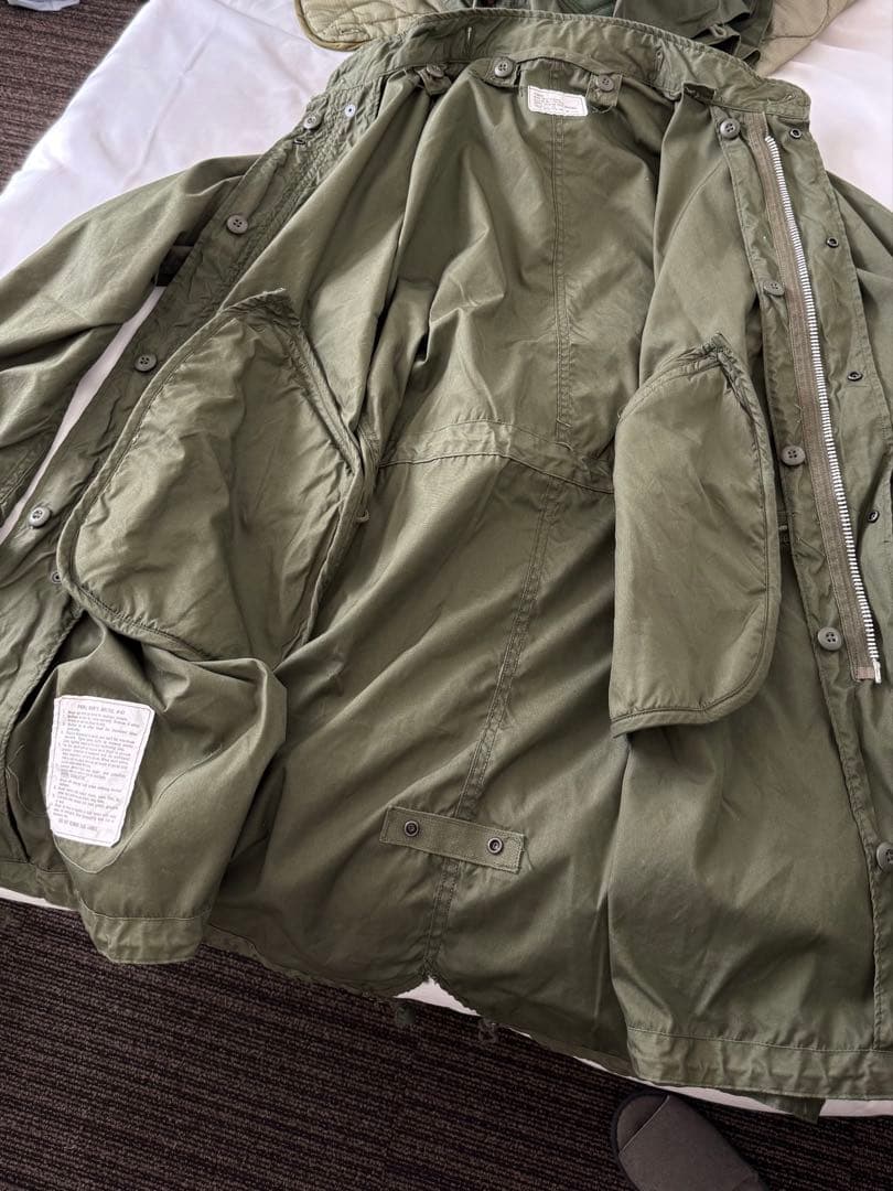 米軍実物 M-65 フィッシュテール フルセット XS 初期型 アルミジップ