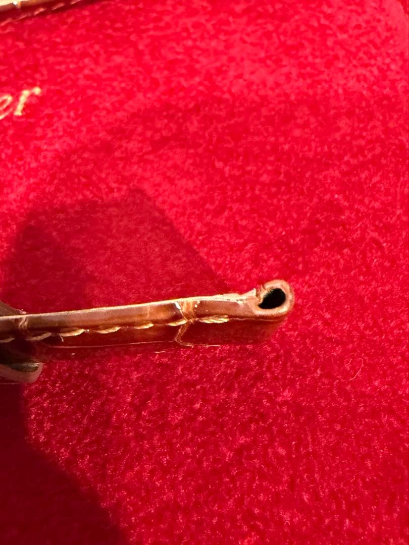 CartierタンクルイカルティエLMサイズCVD レザーベルト ブラウン