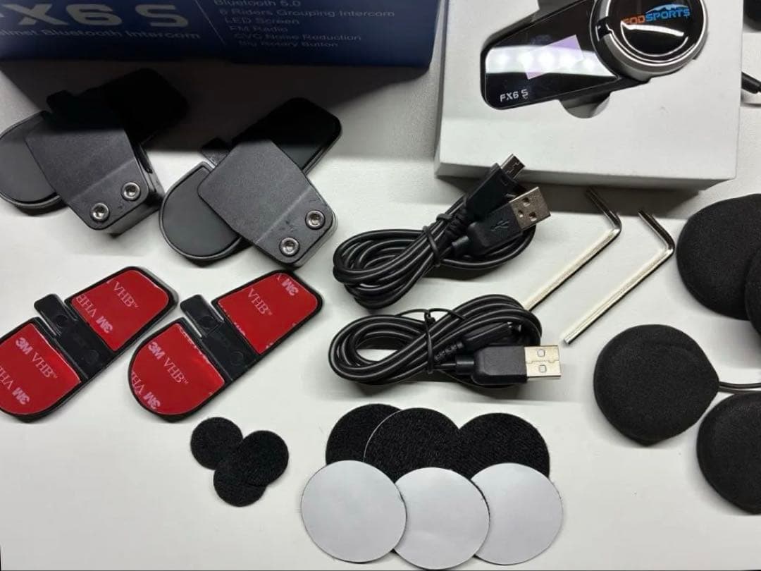 FODSPORTS ★fx6s★バイクインカム★2台セットなのでスグ使えます！