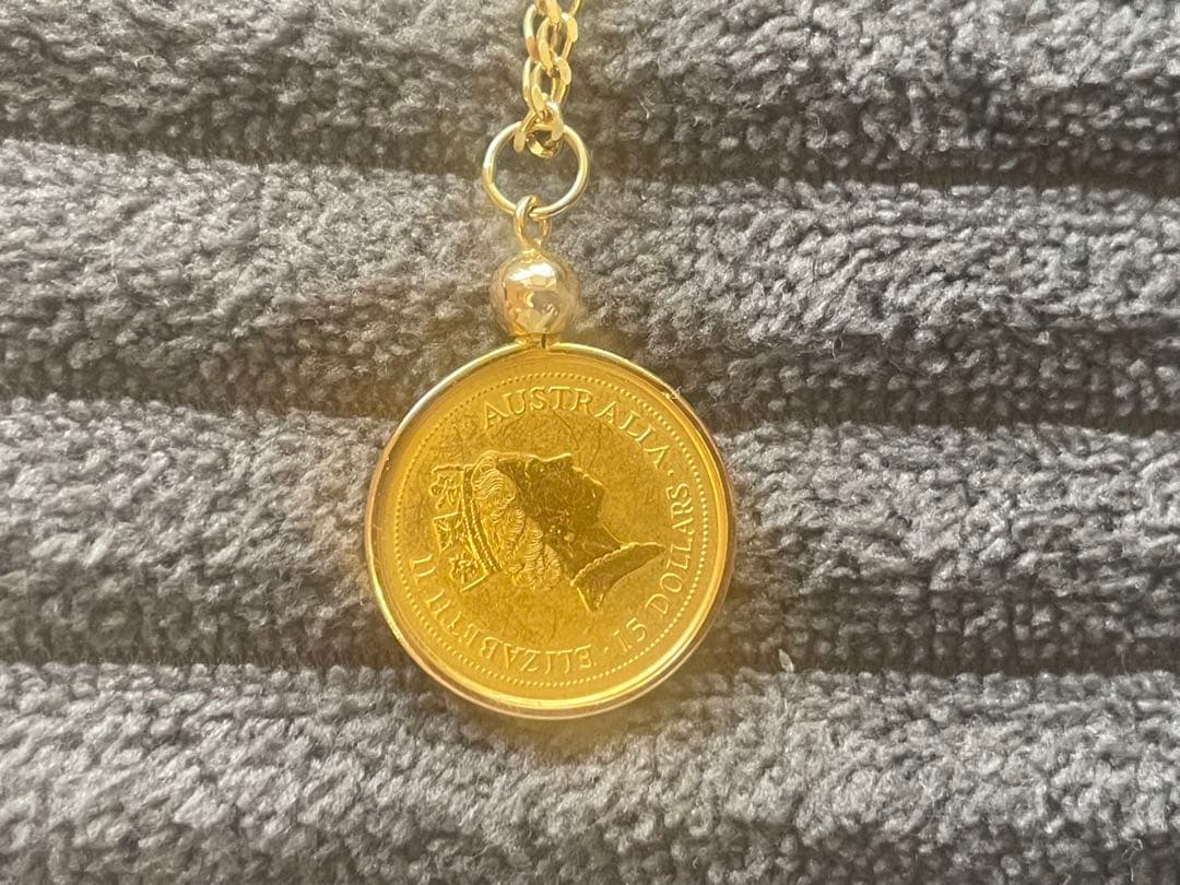 ゴールド 型ペンダント ネックレス