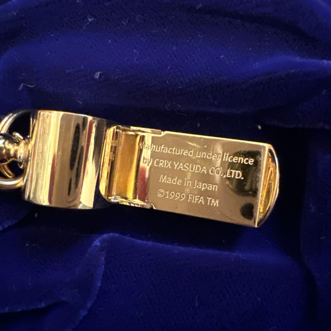 【激レア】野田鶴声社 02年日韓W杯 ゴールドホイッスル サイン入り