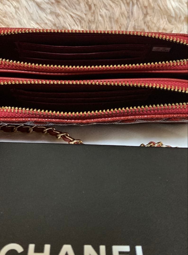 非売品CHANELチェーンウォレット