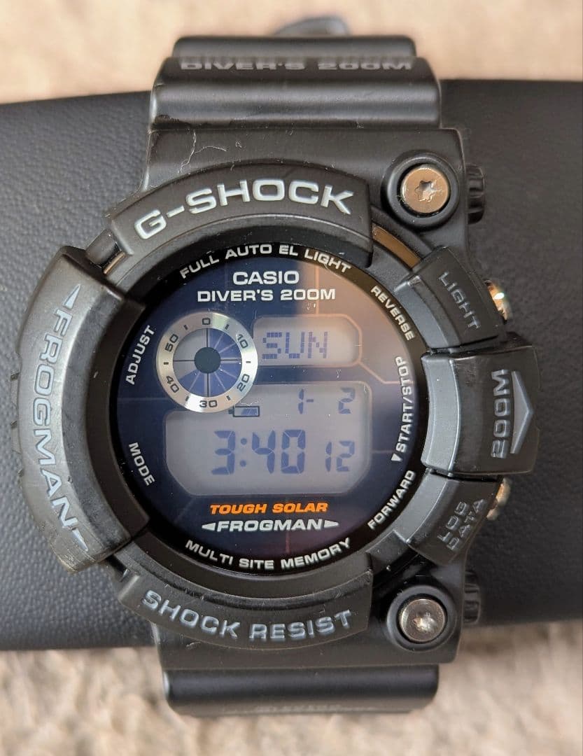 CASIO G-SHOCK FROGMAN ダイバーズ200m　GW-200RB
