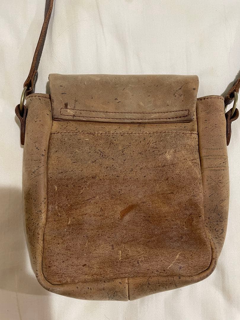 Ryu continental ショルダーバッグ　クーズーレザー