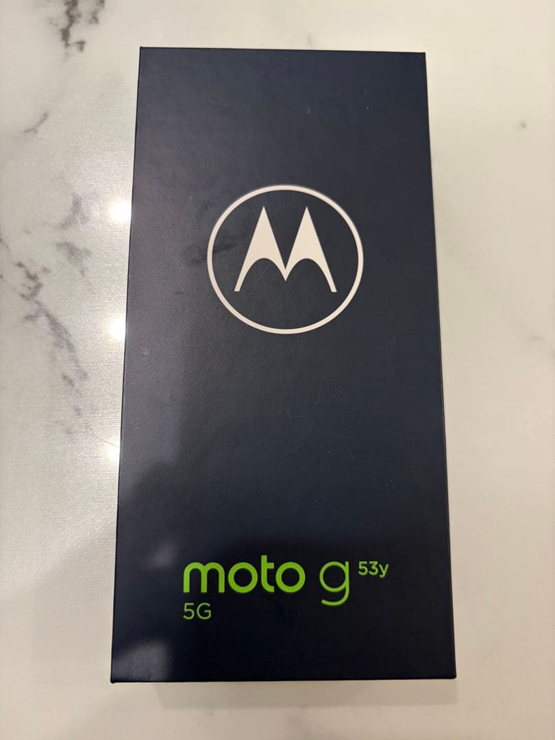 【新品・未使用】moto g53y 5G（インクブラック）
