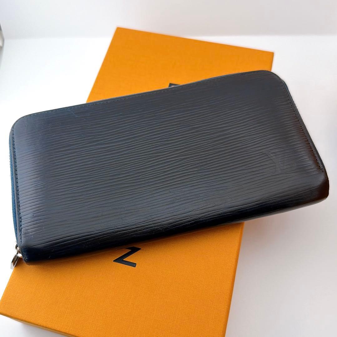 【良品】ルイヴィトン エピ ジッピーウォレット アンディゴブルー 青 長財布