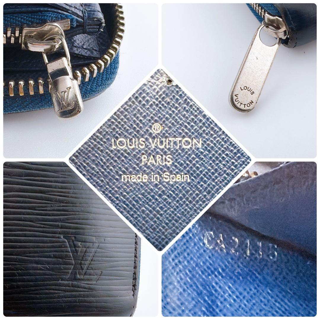 【良品】ルイヴィトン エピ ジッピーウォレット アンディゴブルー 青 長財布