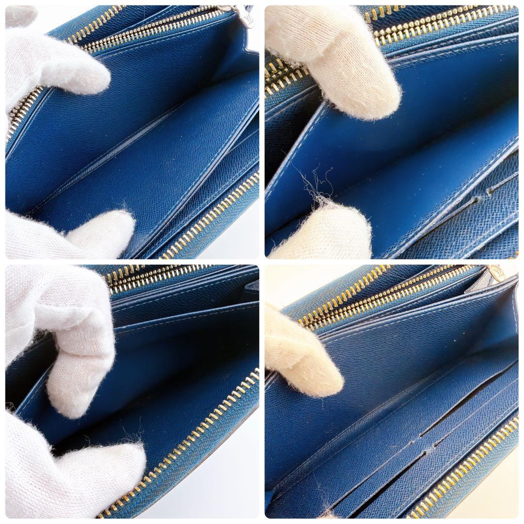 【良品】ルイヴィトン エピ ジッピーウォレット アンディゴブルー 青 長財布