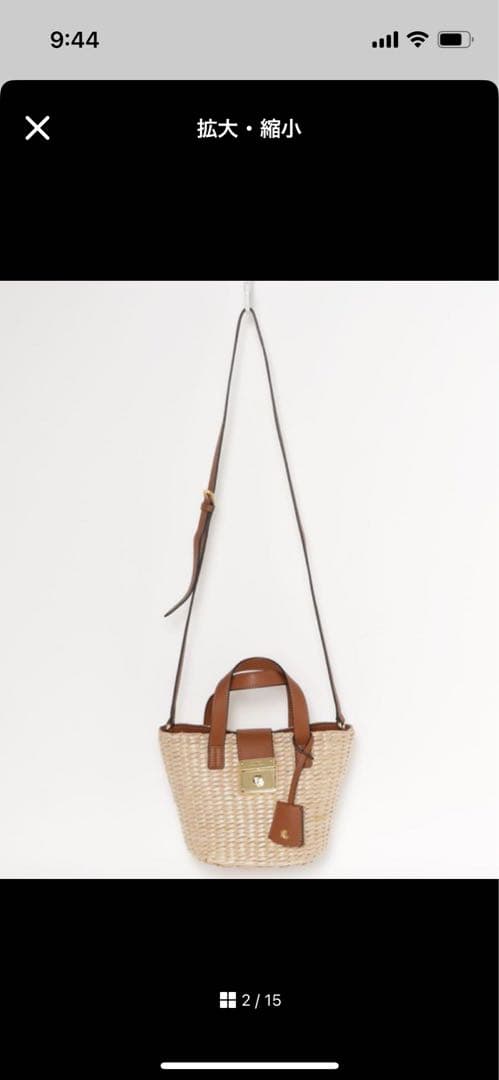 ローレンラルフローレン 2wayミニか ごバッグショルダー ブラウン