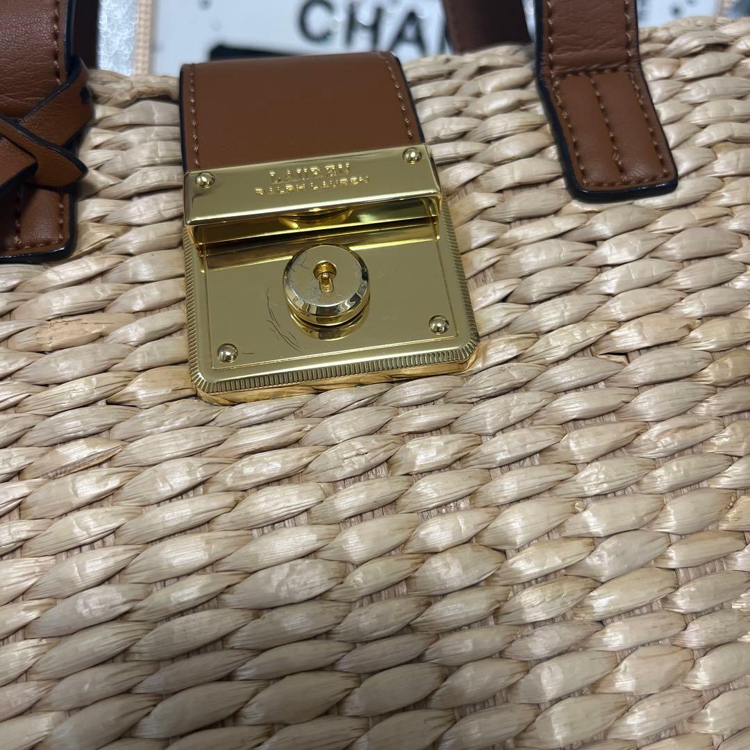 ローレンラルフローレン 2wayミニか ごバッグショルダー ブラウン