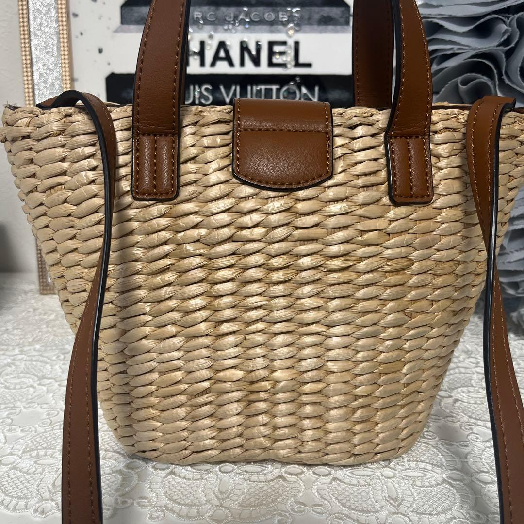 ローレンラルフローレン 2wayミニか ごバッグショルダー ブラウン