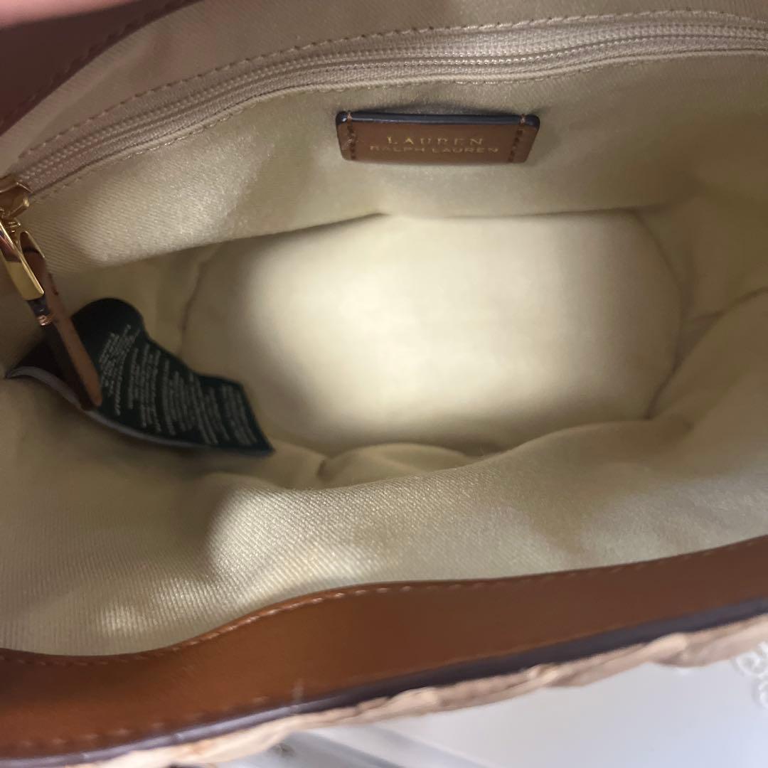 ローレンラルフローレン 2wayミニか ごバッグショルダー ブラウン