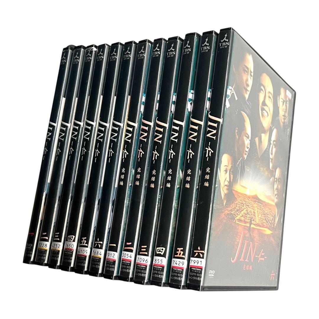 新品ケースDVD 「JIN -仁-」 １期＋２期 全12巻 大沢たかお 中谷美紀