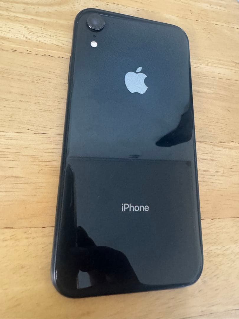 iPhone XR 128GB ブラック ※画面焼けあり／非純正バッテリー