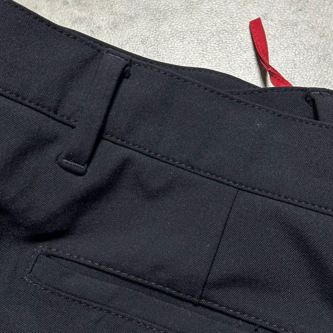 PRADA ブラック スラックス ストレッチ 50 archive