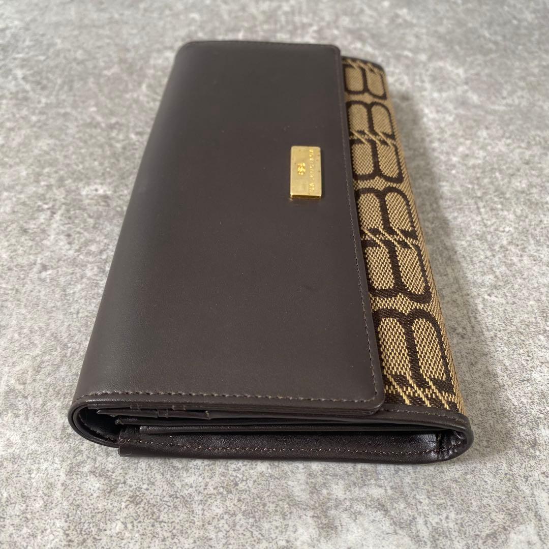 新品未使用　バレンシアガ　長財布　BBロゴ　モノグラム　キャンバス　レザー