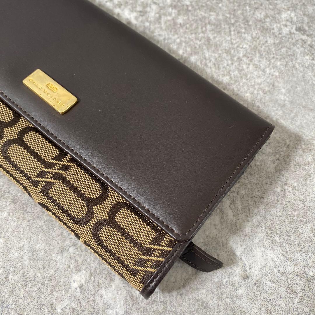 新品未使用　バレンシアガ　長財布　BBロゴ　モノグラム　キャンバス　レザー