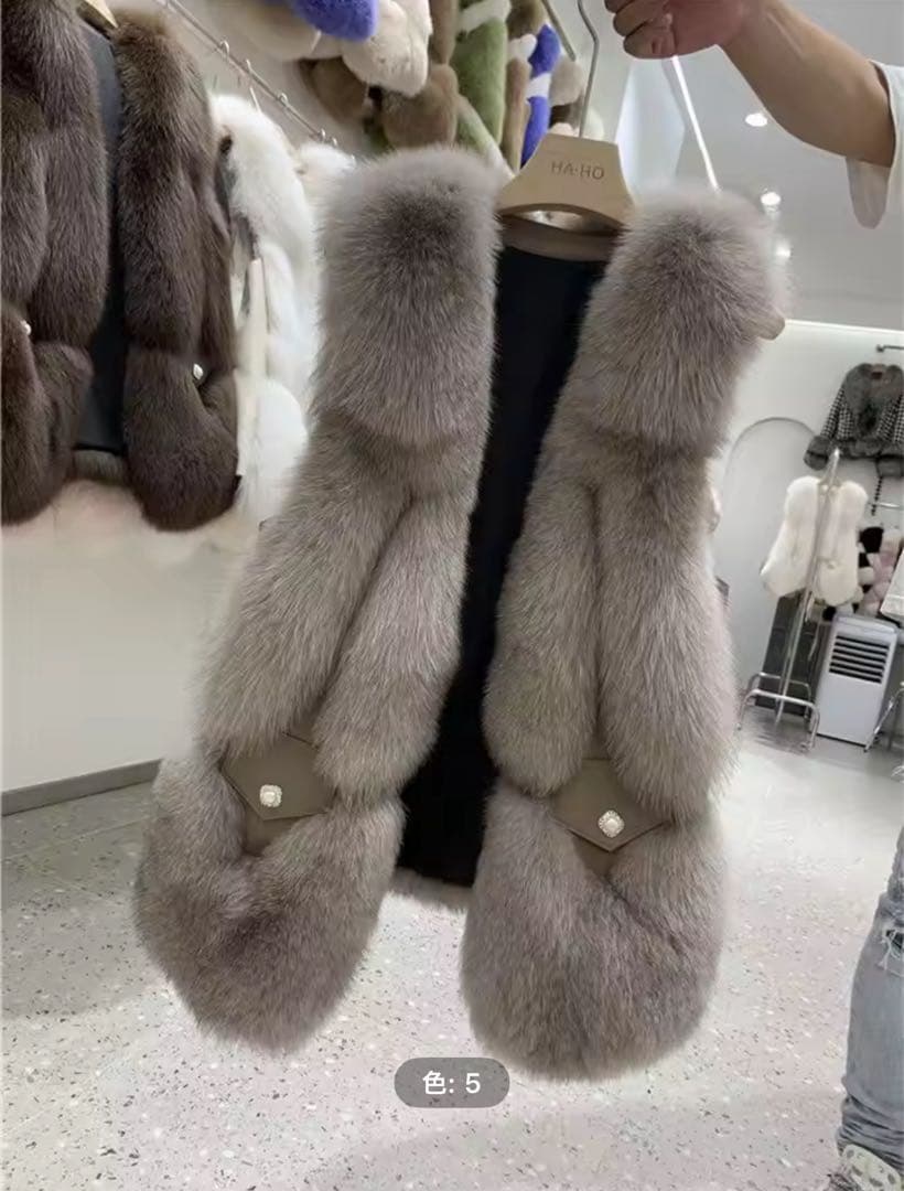 フォックス　ファー　ベスト