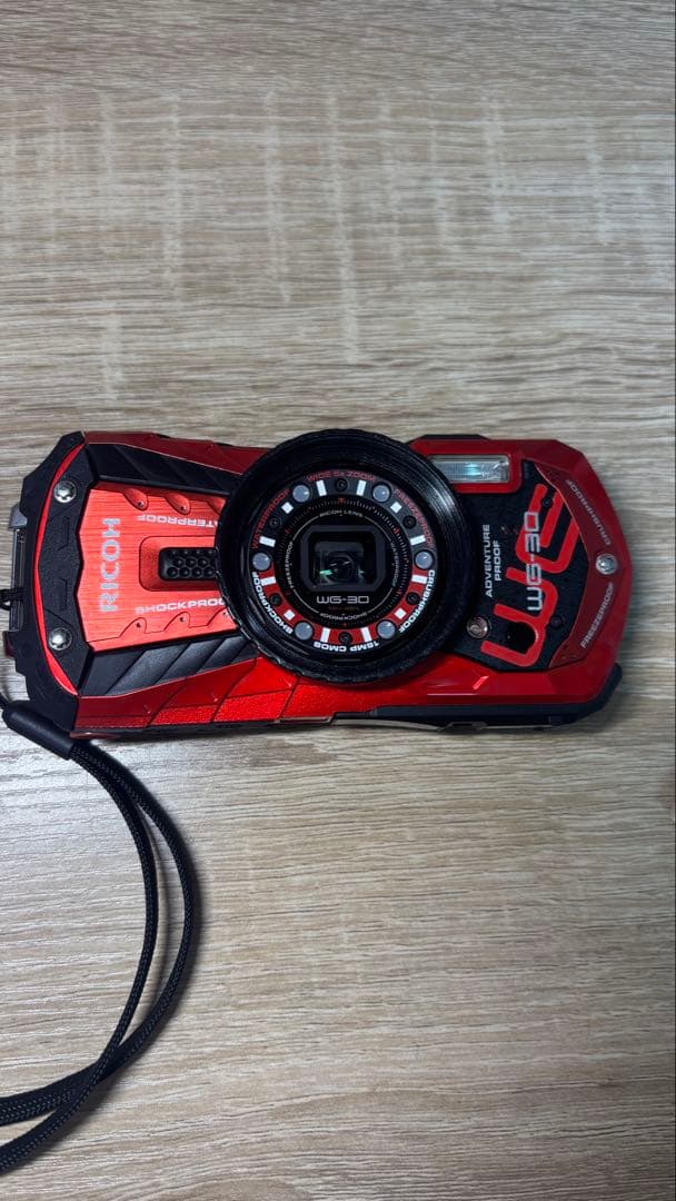 RICOH WG-6 レッド 防水デジタルカメラ