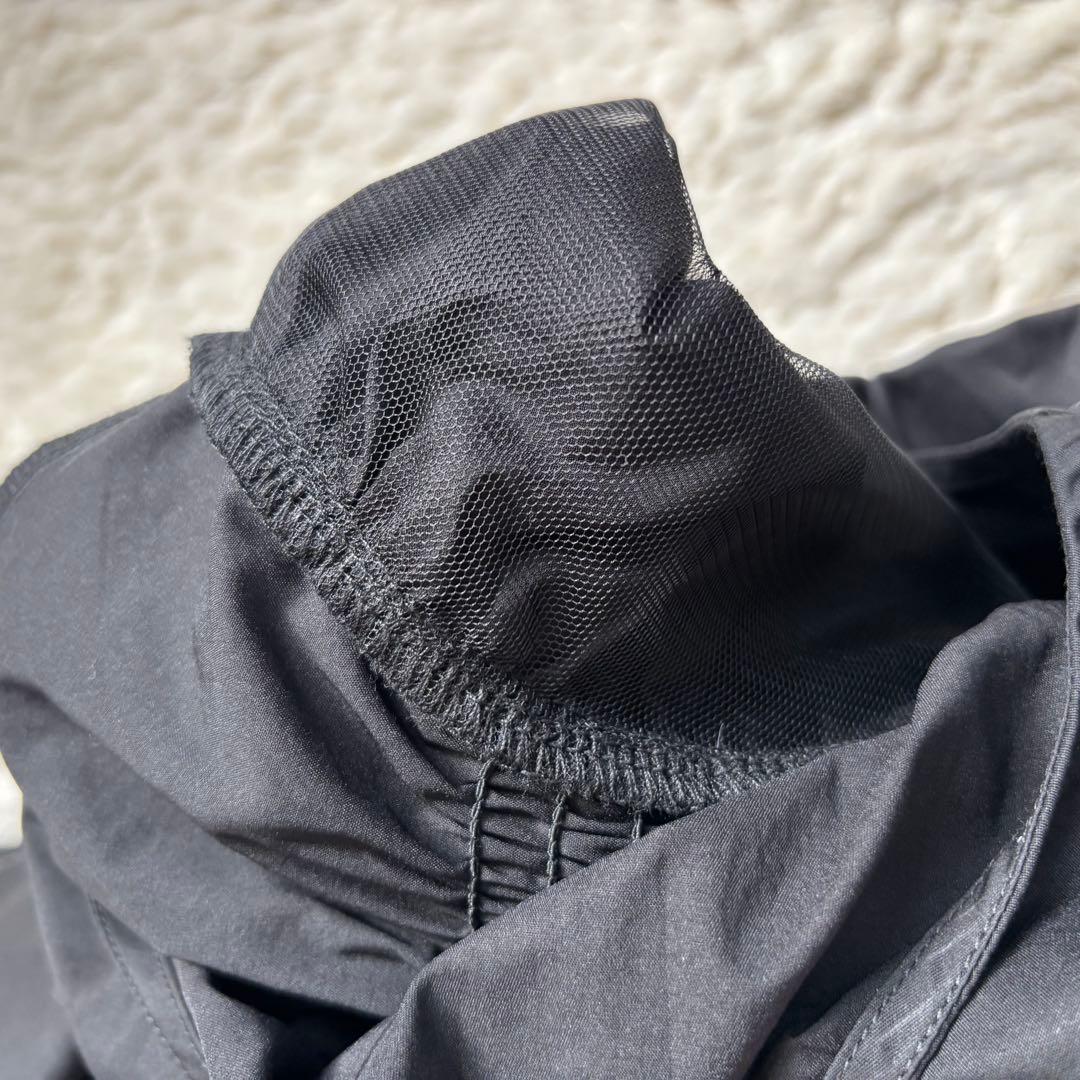 Hormeホルメ　キャンディスリーブシャーリングブラウス　サイズフリー黒　完売品