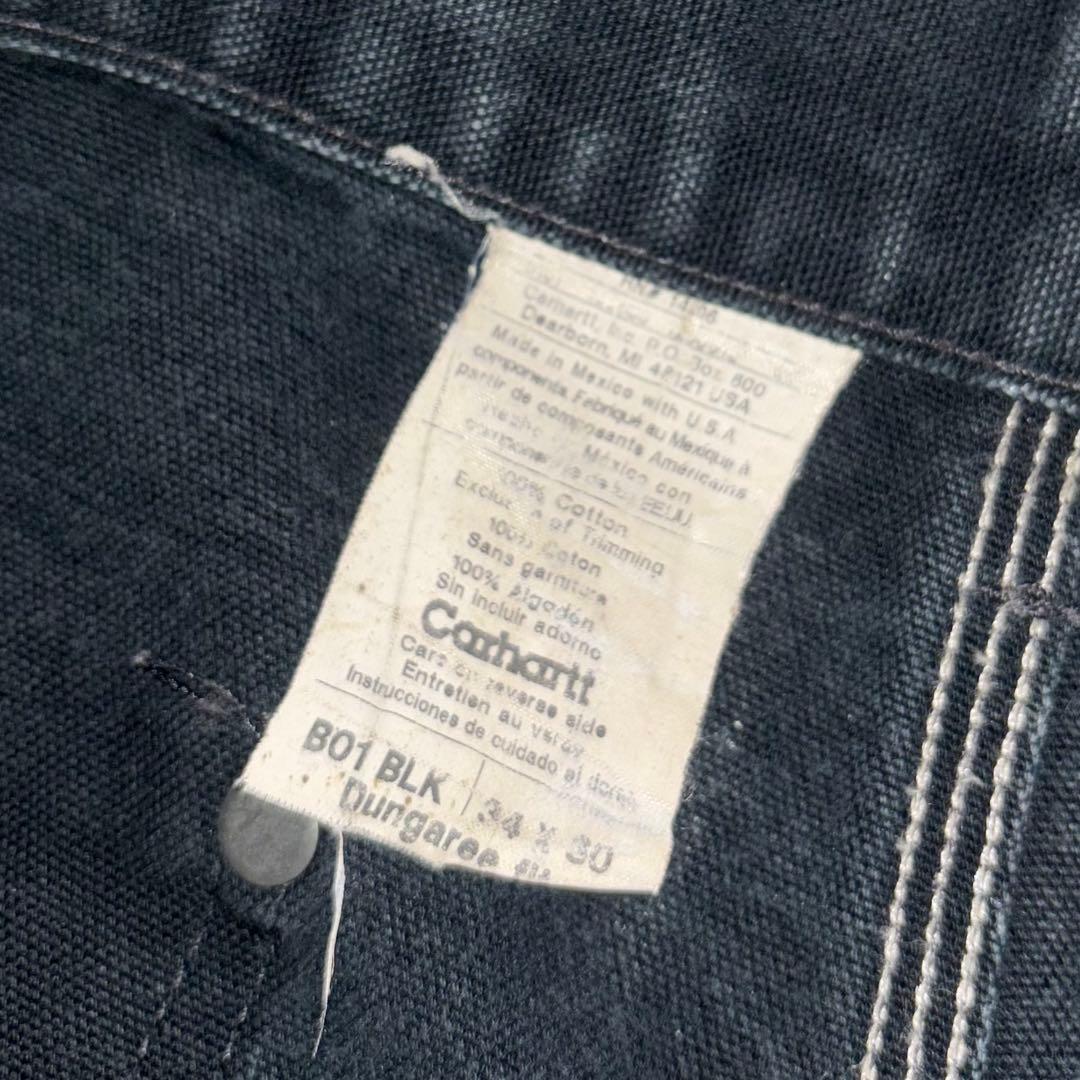 <BLACK>Carhartt ダブルニー W34 L32