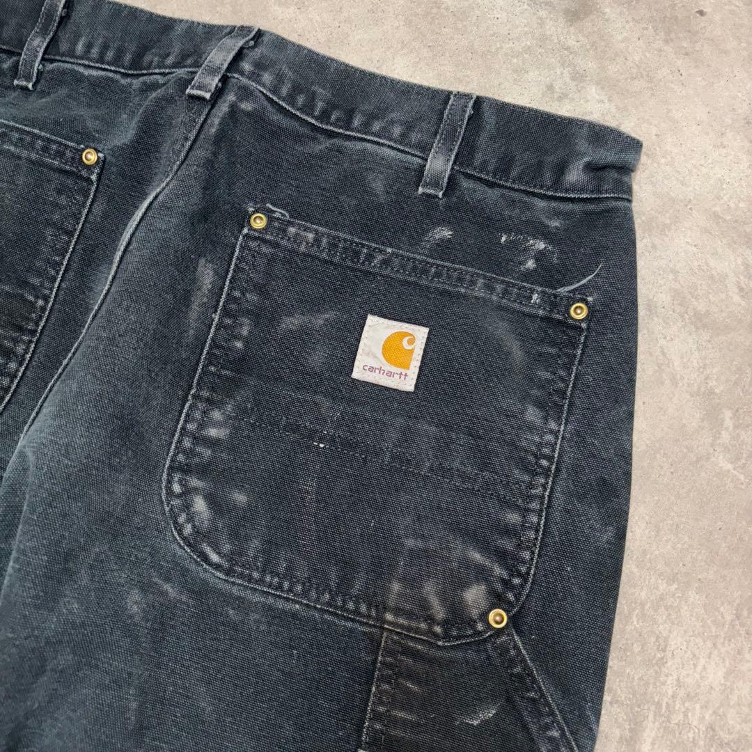 <BLACK>Carhartt ダブルニー W34 L32