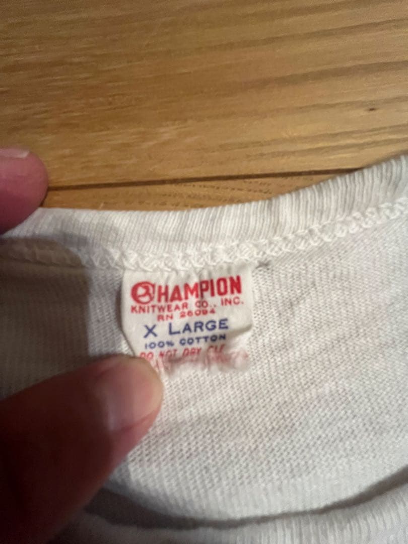 【USA製】 1960s Champion ランタグフ ットボールTシャツXL