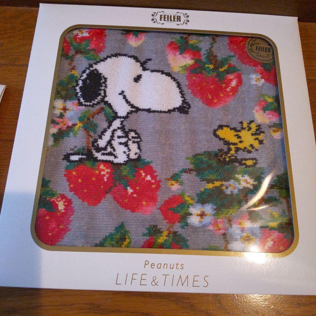 フェイラー ハンカチ スヌーピー 西宮阪急限定 2枚セット