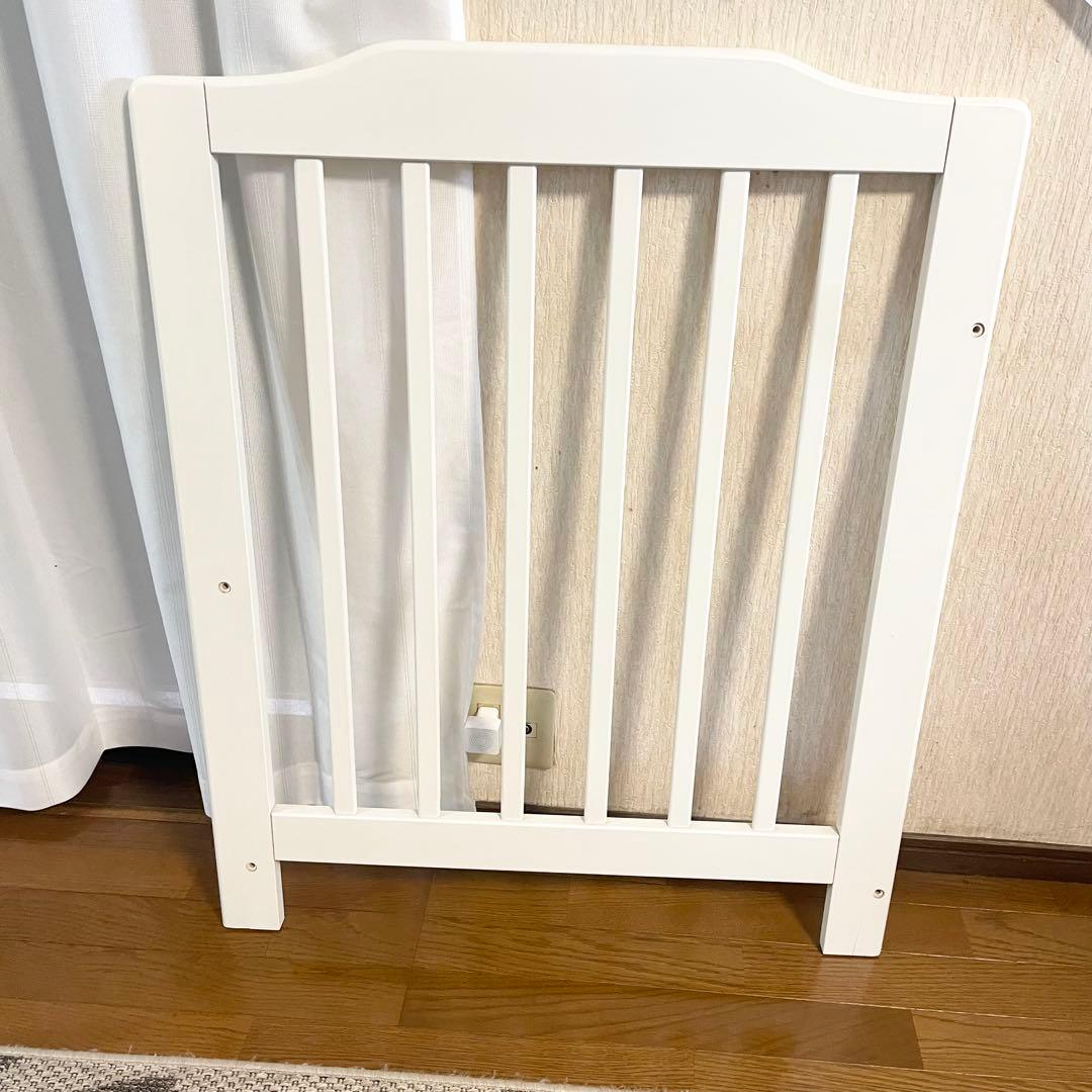 【美品】KATOJI ベビーベッド タチベッド ハイタイプ ホワイト
