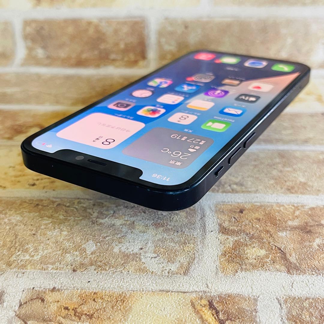 訳あり SIMフリー iPhone12 128GB ブラック 電池良好