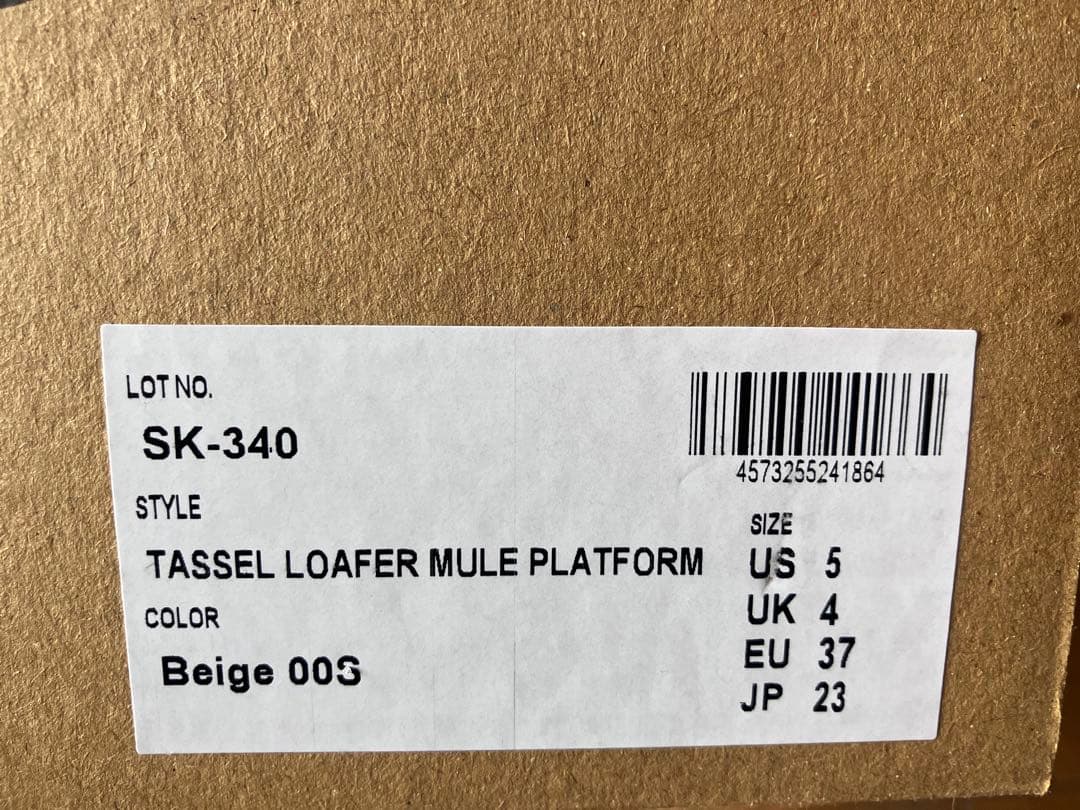 SHAKA シャカ タッセル ローファー ミュール プラットフォーム