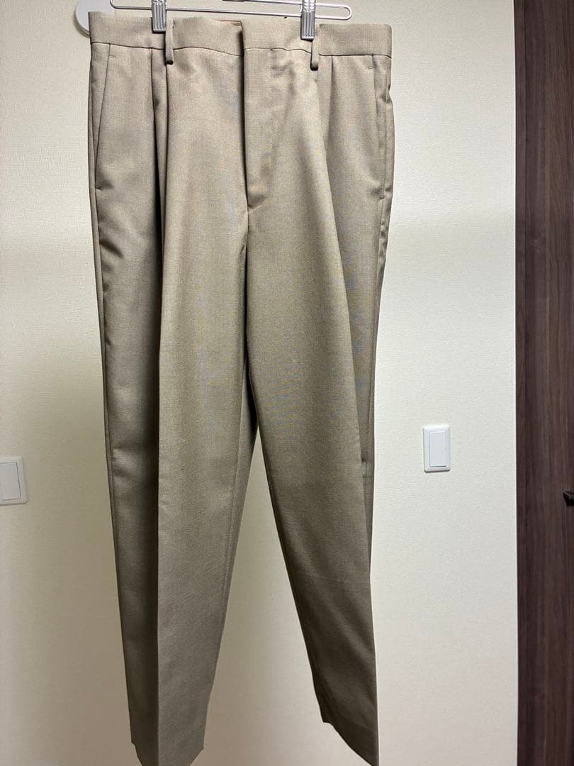 未使用タグ付AURALEE BLUEFACED WOOL WIDE SLACKS