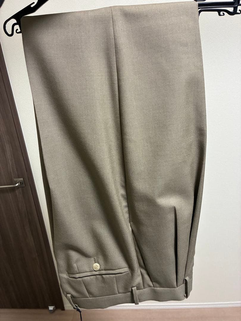 未使用タグ付AURALEE BLUEFACED WOOL WIDE SLACKS