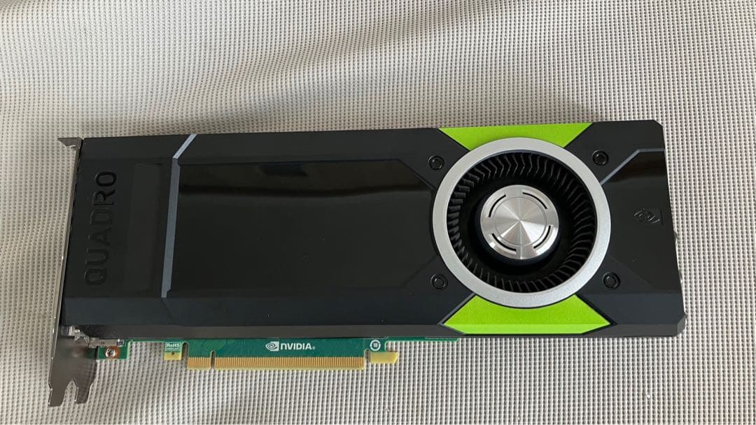 NVIDIA Quadro M5000 使用時間数時間