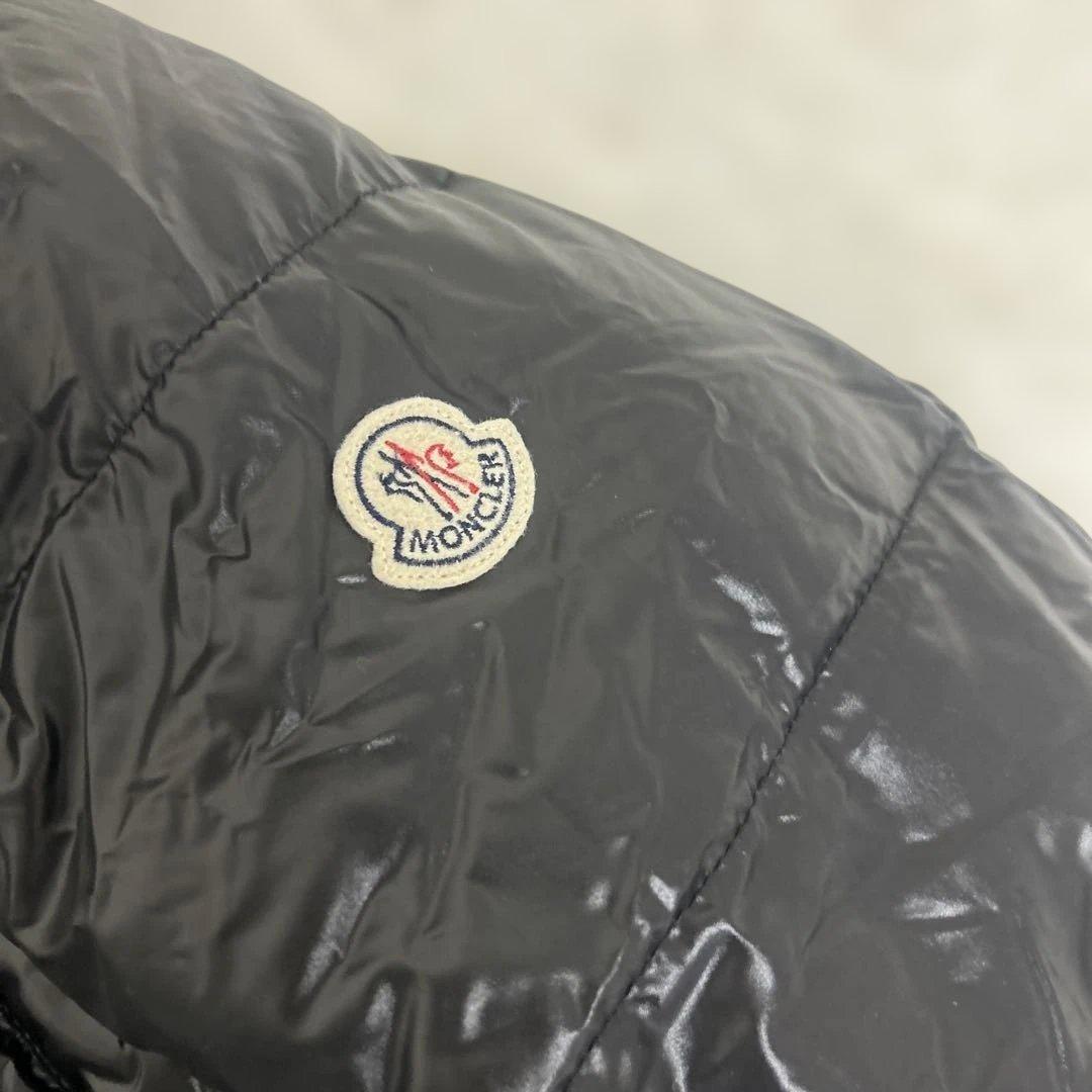 【美品】モンクレール アンドレ リバーシブルダウンコート ブラック　ファー　L