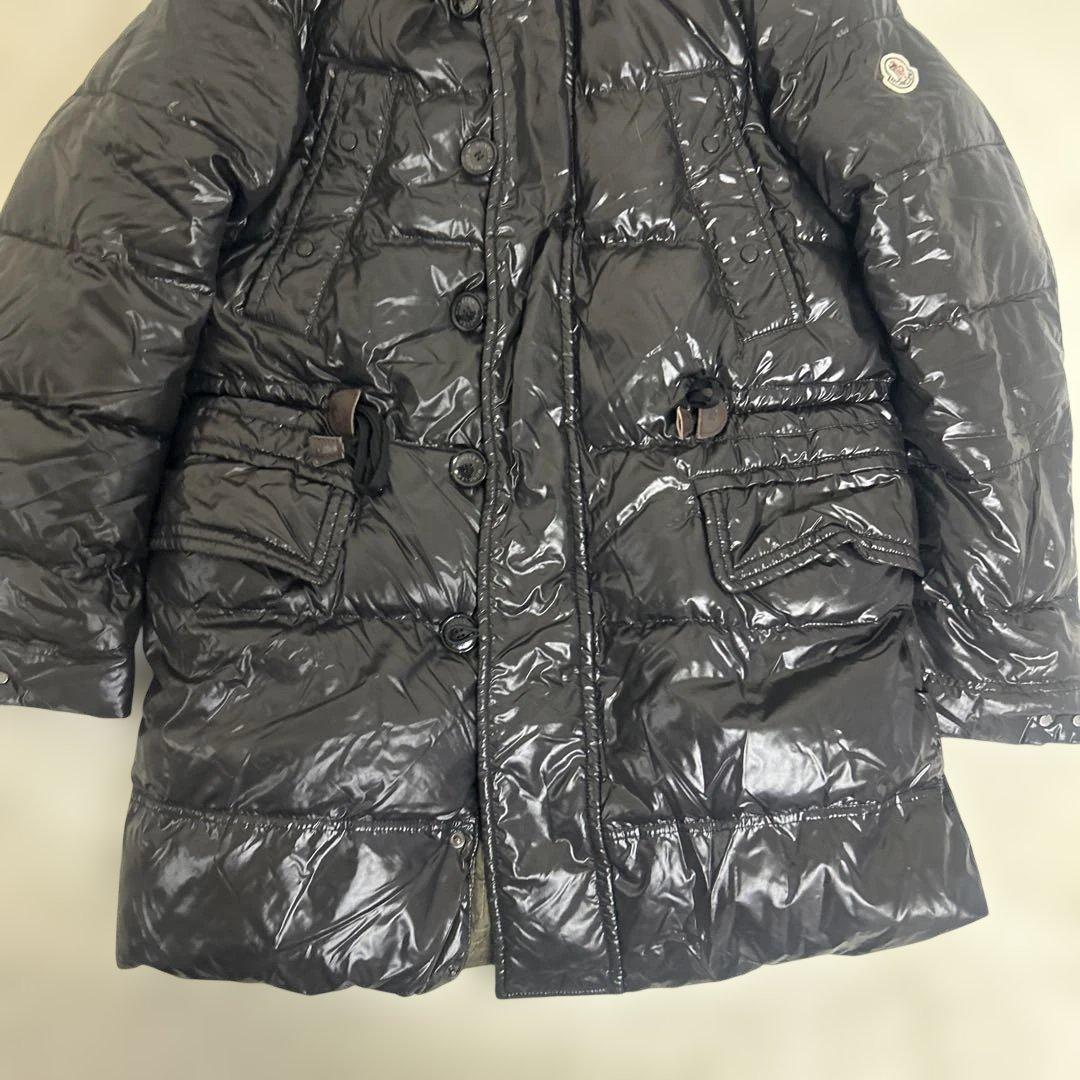 【美品】モンクレール アンドレ リバーシブルダウンコート ブラック　ファー　L