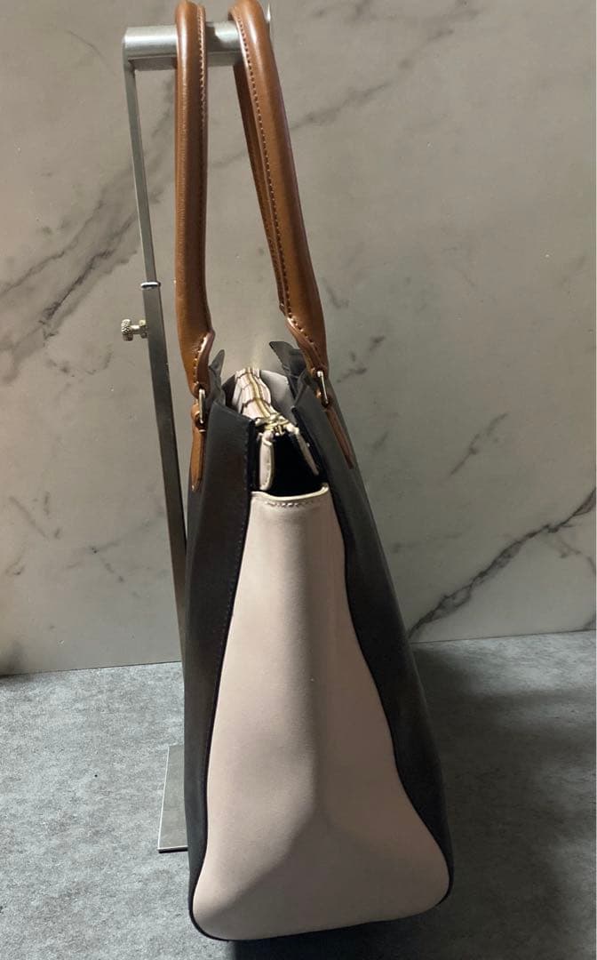 ポールスミス★カラーブロック　レザートートバッグ美品肩掛け可★バイカラー